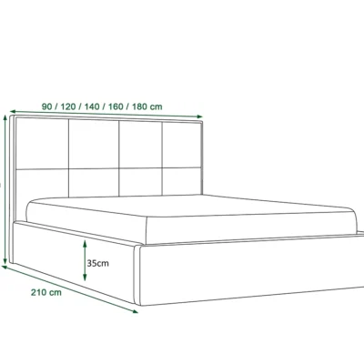 Apollo Ottoman bed