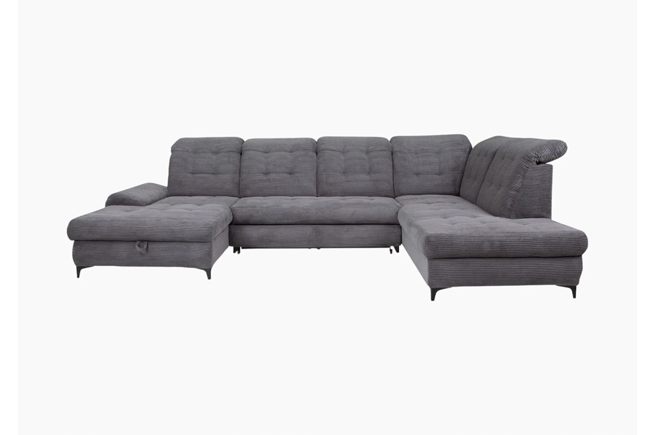 BELLA U-Shaped sofa with bed function and storage