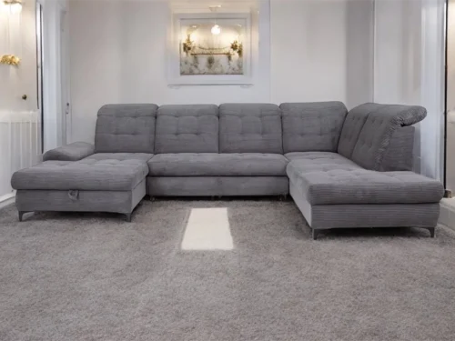 BELLA U-Shaped sofa with bed function and storage
