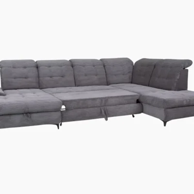 BELLA U-Shaped sofa with bed function and storage