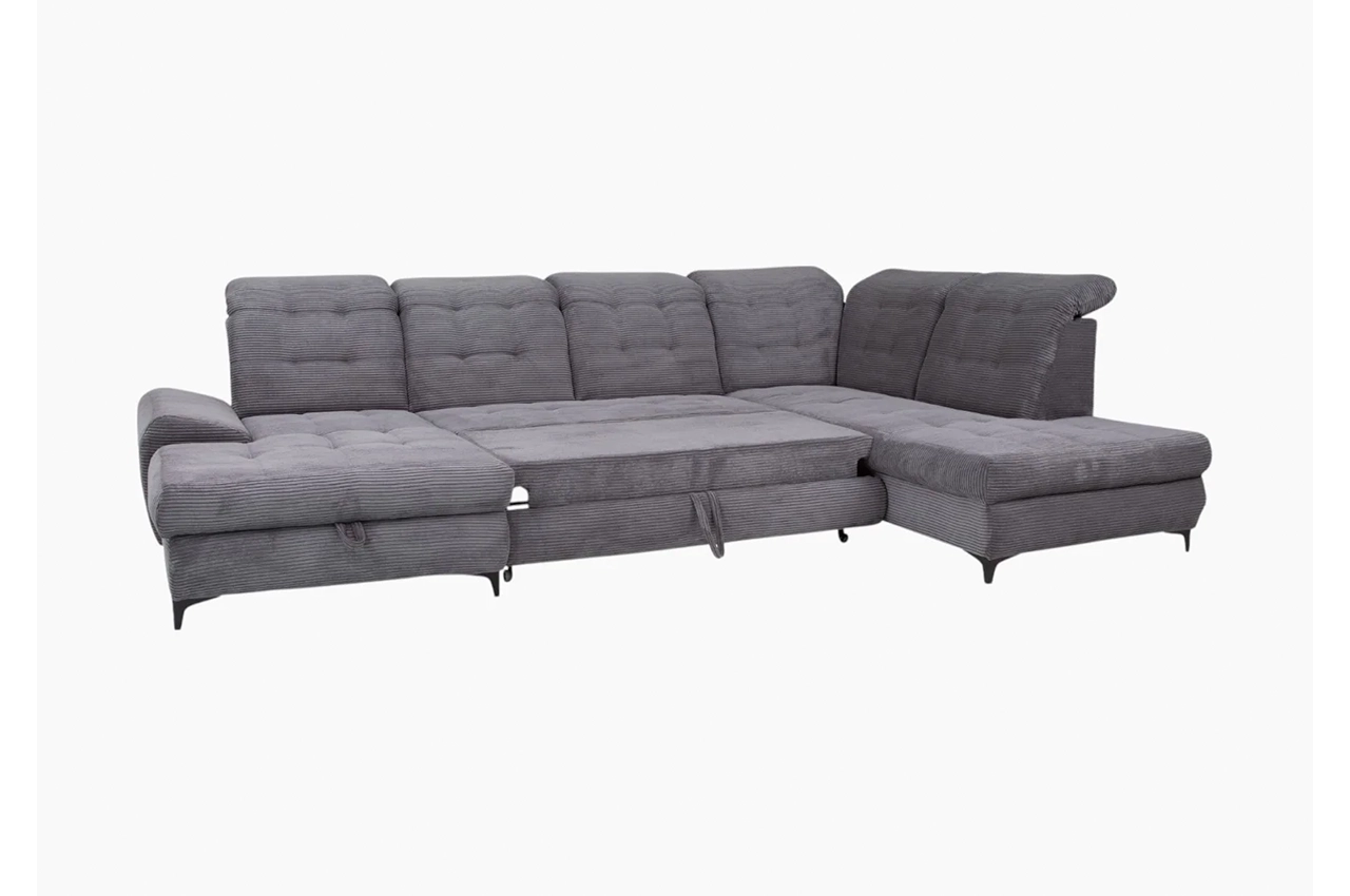 BELLA U-Shaped sofa with bed function and storage