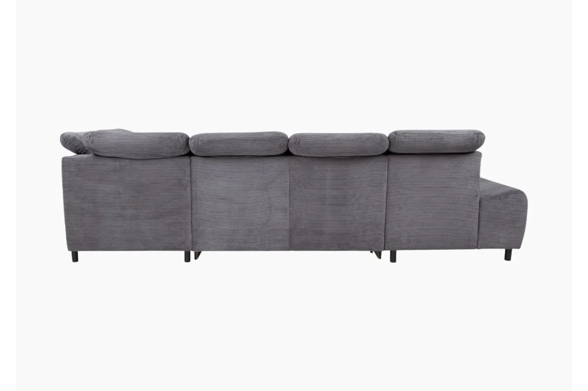 Bella 1 U-Shaped Grey4 BELLA U-Shaped sofa with bed function and storage
