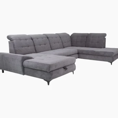 BELLA U-Shaped sofa with bed function and storage