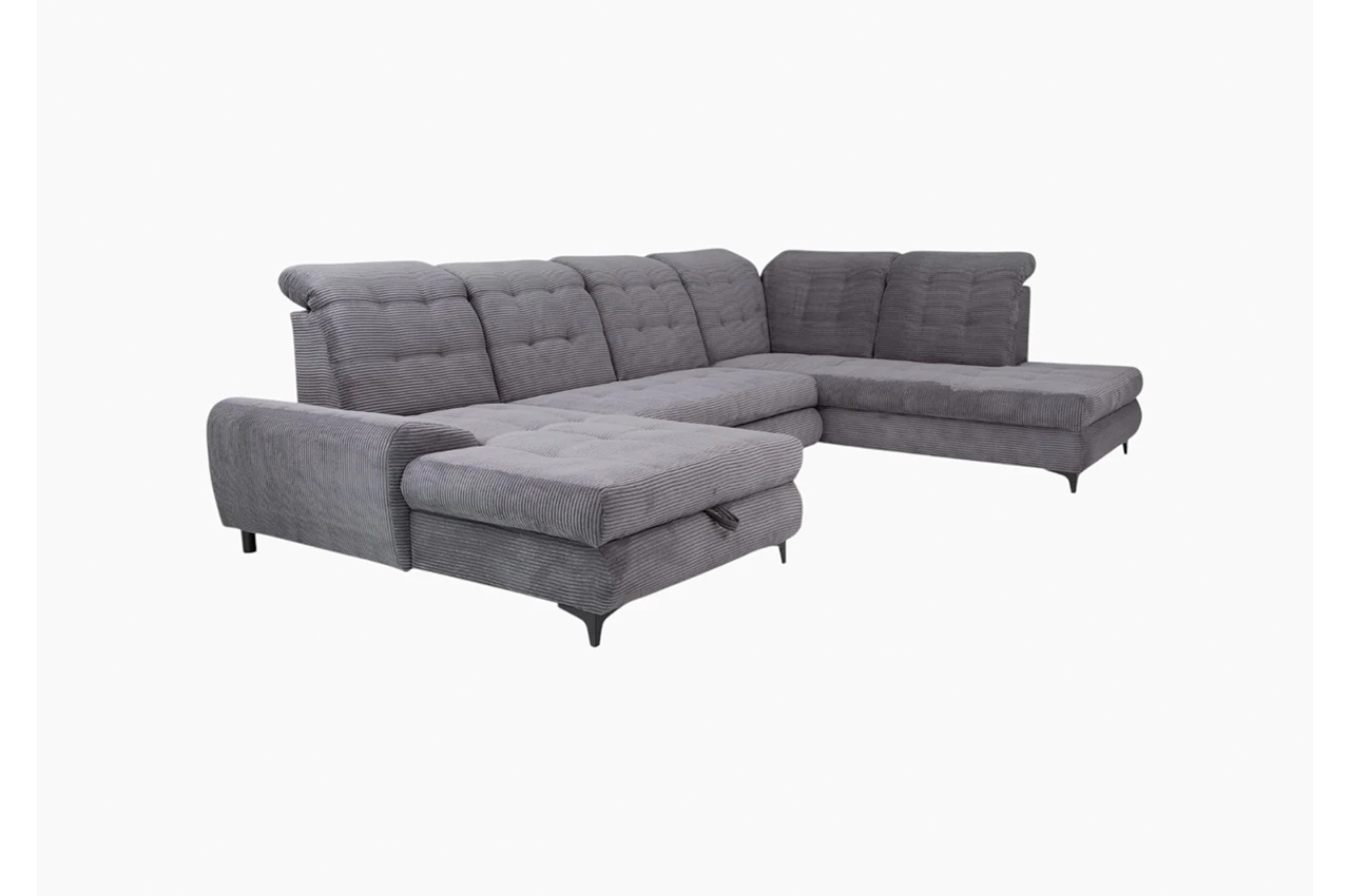 BELLA U-Shaped sofa with bed function and storage