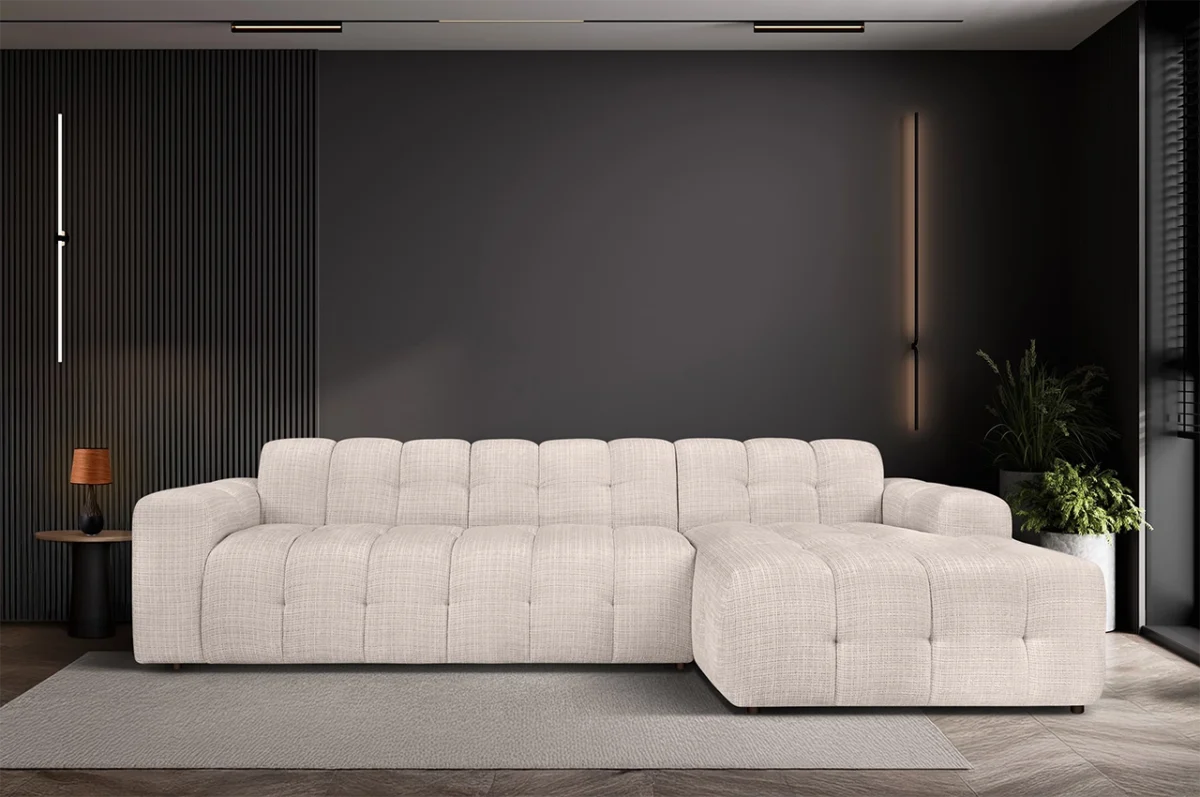 CLOUD Corner Sofa with Chaise -Beige