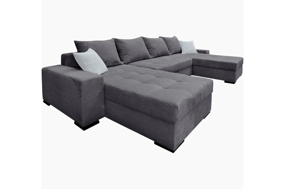 JOLY Sofa Bed Anthracite2 JOLY U-Shaped sofa with bed function and storage