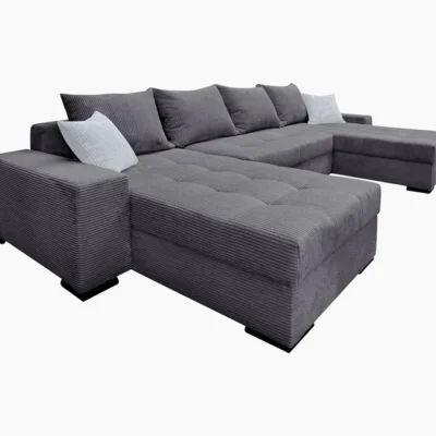JOLY U-Shaped sofa with bed function and storage