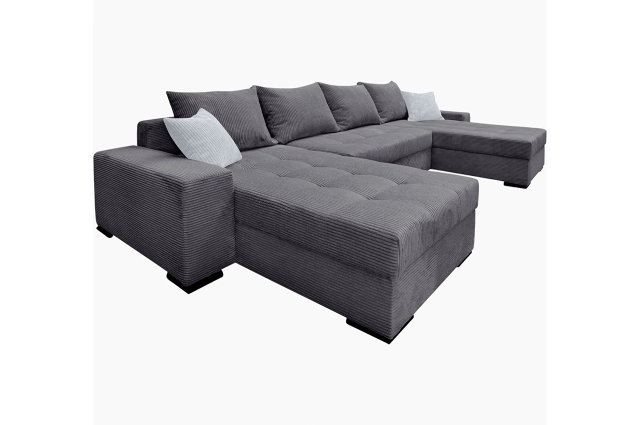 JOLY U-Shaped sofa with bed function and storage
