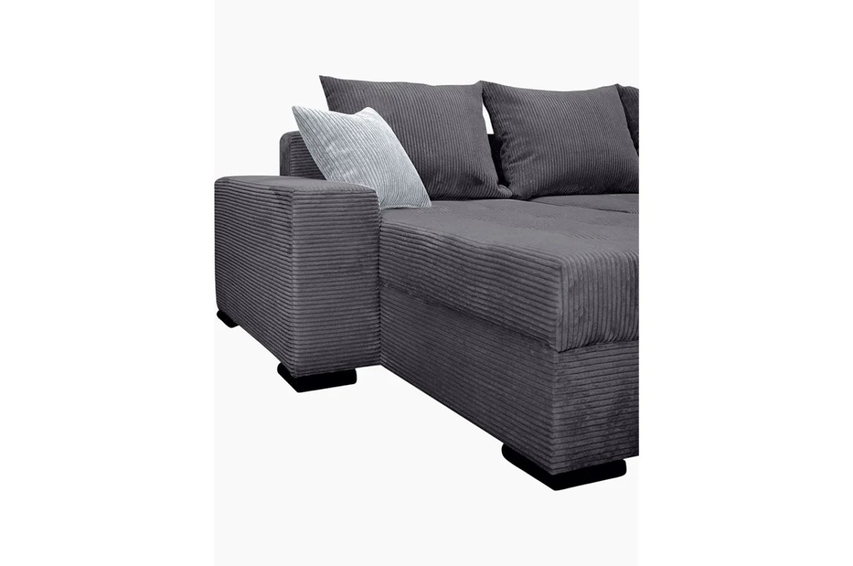 JOLY Sofa Bed Anthracite4 JOLY U-Shaped sofa with bed function and storage