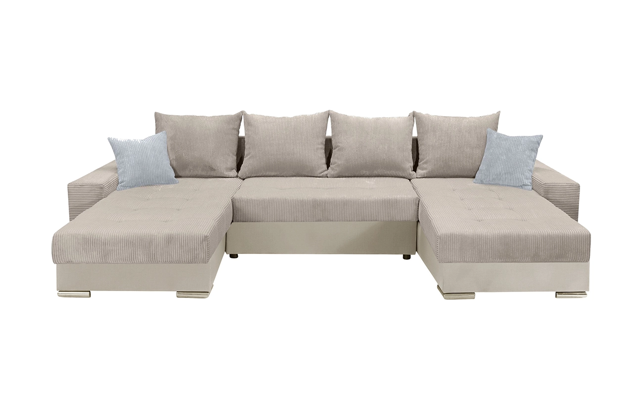 JOLY U-Shaped sofa with bed function and storage