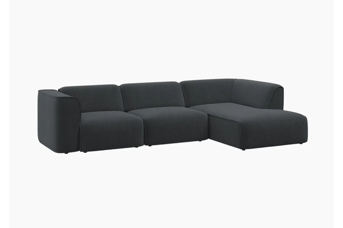 MADEA Corner Sofa with Chaise Anthracite4 MADEA Corner Sofa with Chaise
