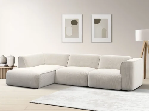 MADEA Corner Sofa with Chaise Beige1 MADEA Corner Sofa with Chaise