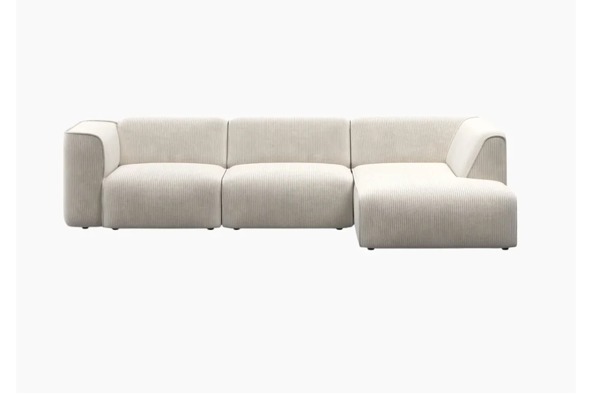 MADEA Corner Sofa with Chaise Beige2 MADEA Corner Sofa with Chaise