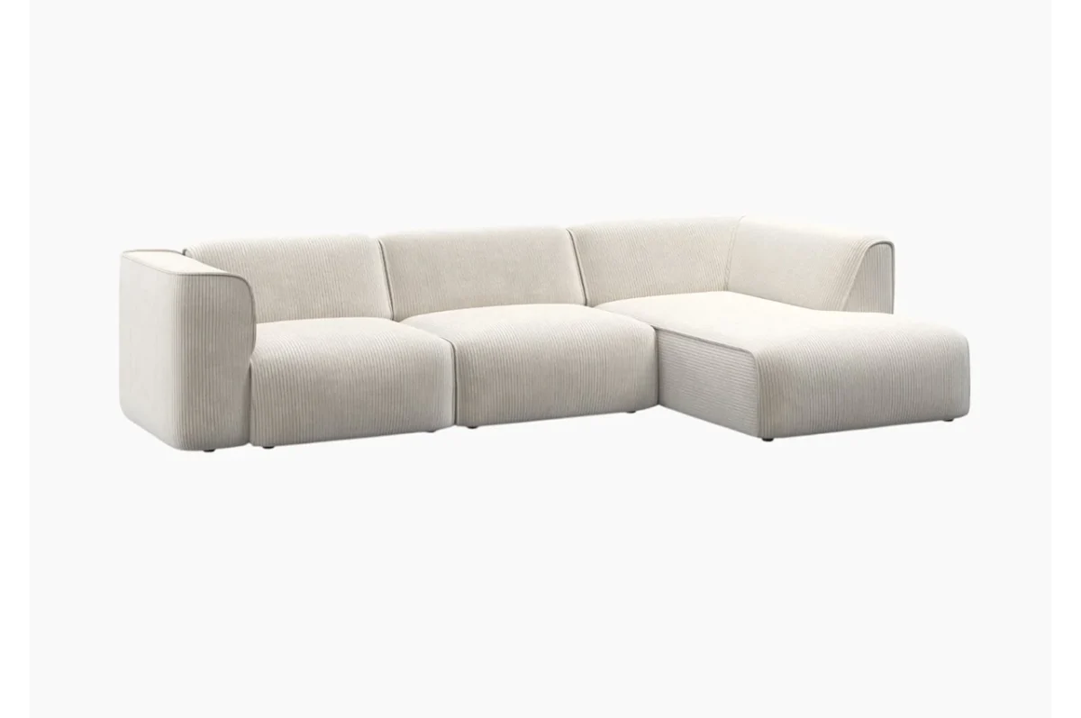 MADEA Corner Sofa with Chaise Beige4 MADEA Corner Sofa with Chaise
