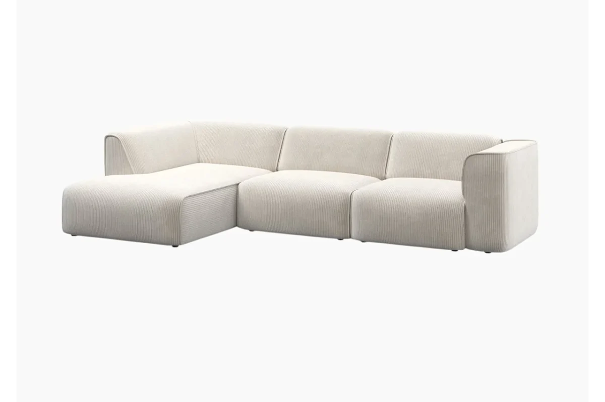 MADEA Corner Sofa with Chaise Beige5 MADEA Corner Sofa with Chaise