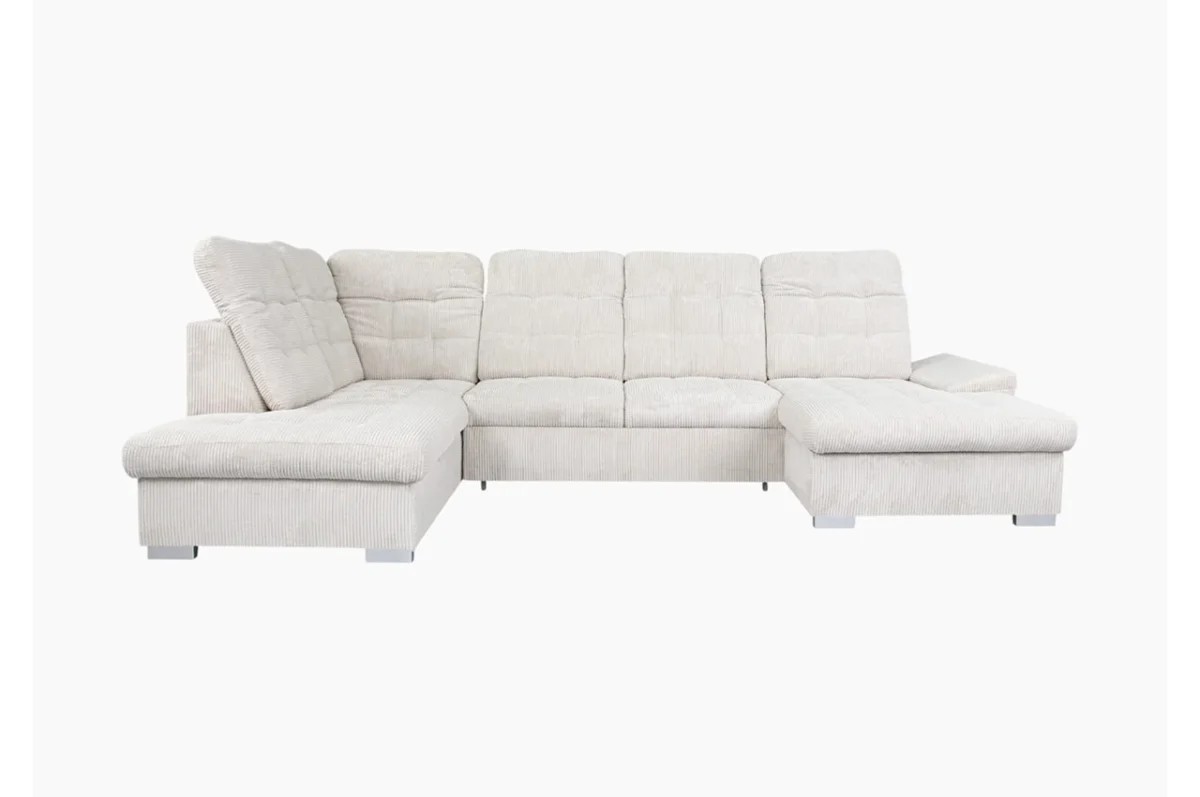 NEBRASKA U-Shaped sofa with bed function and storage