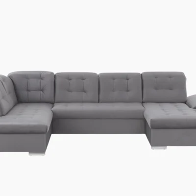 NEBRASKA U-Shaped sofa with bed function and storage