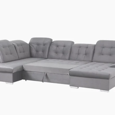 NEBRASKA U-Shaped sofa with bed function and storage