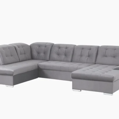 NEBRASKA U-Shaped sofa with bed function and storage