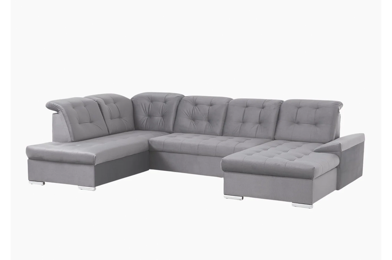 NEBRASKA U-Shaped sofa with bed function and storage