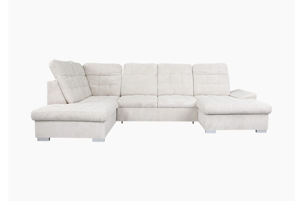 NEBRASKA U-Shaped sofa with bed function and storage