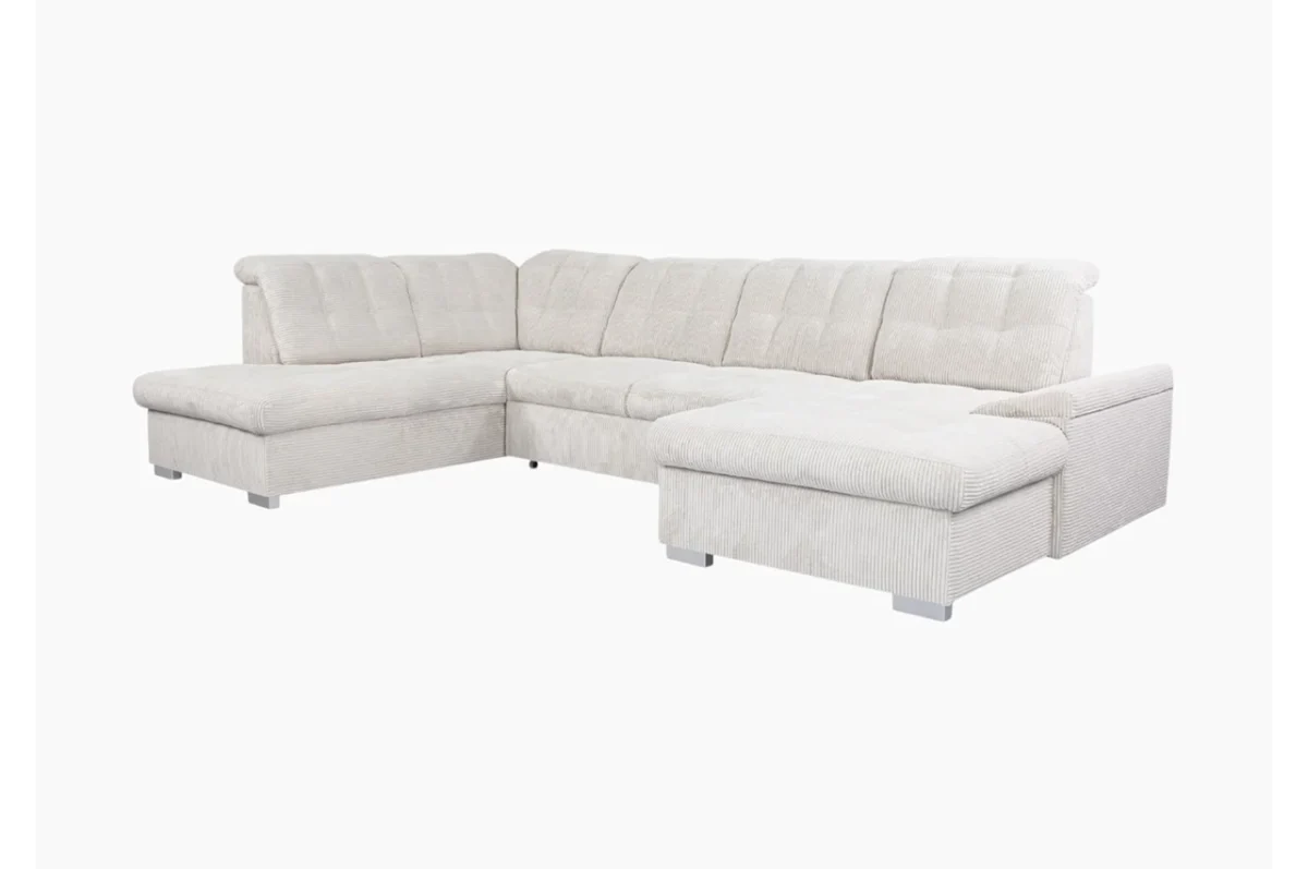 NEBRASKA U-Shaped sofa with bed function and storage