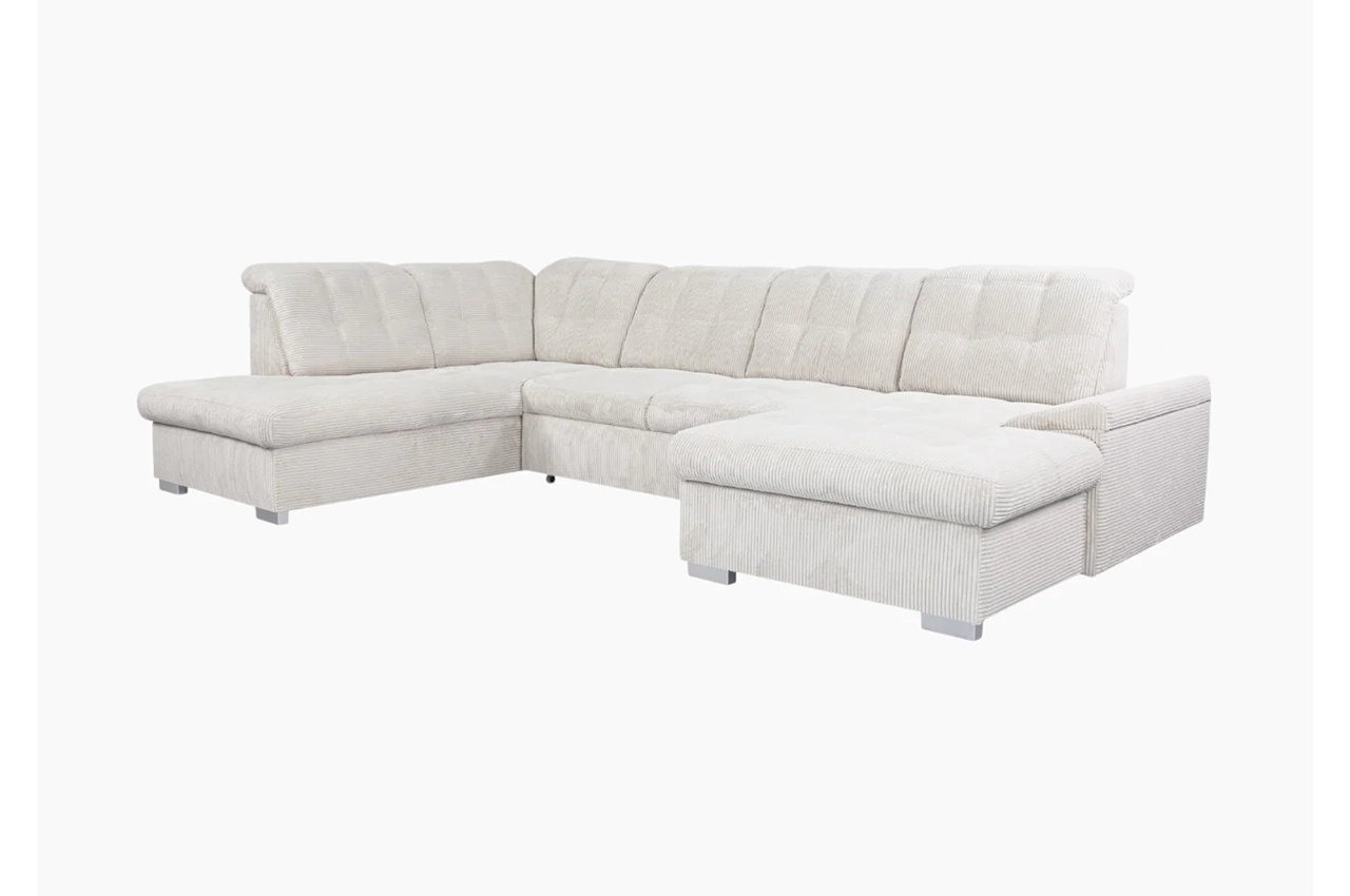 NEBRASKA U-Shaped sofa with bed function and storage