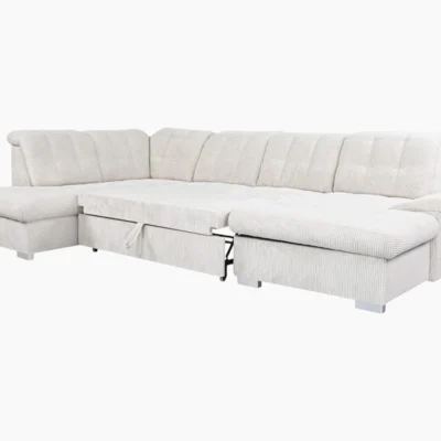 NEBRASKA U-Shaped sofa with bed function and storage