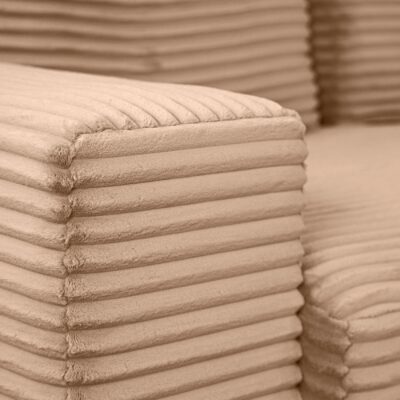 Nox Corner Sofa –Beige Corduroy
