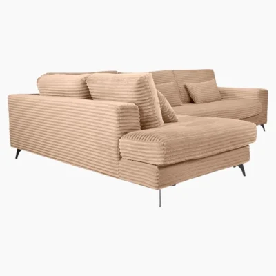 Nox Corner Sofa –Beige Corduroy