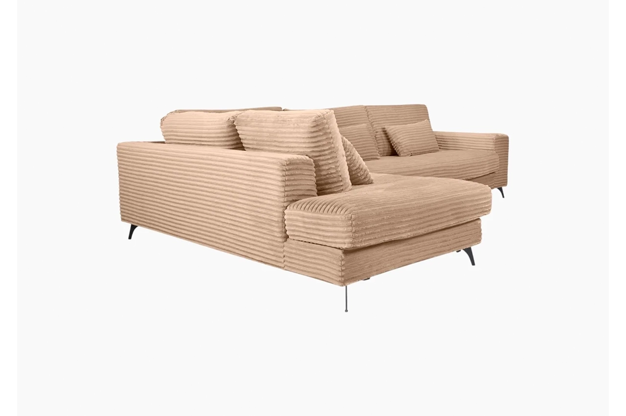 Nox Corner Sofa –Beige Corduroy