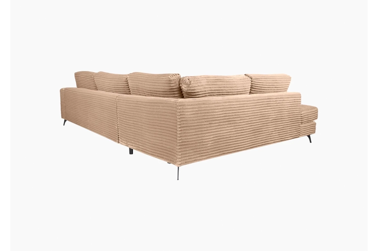 Nox Corner Sofa –Beige Corduroy