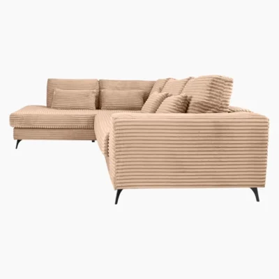 Nox Corner Sofa –Beige Corduroy