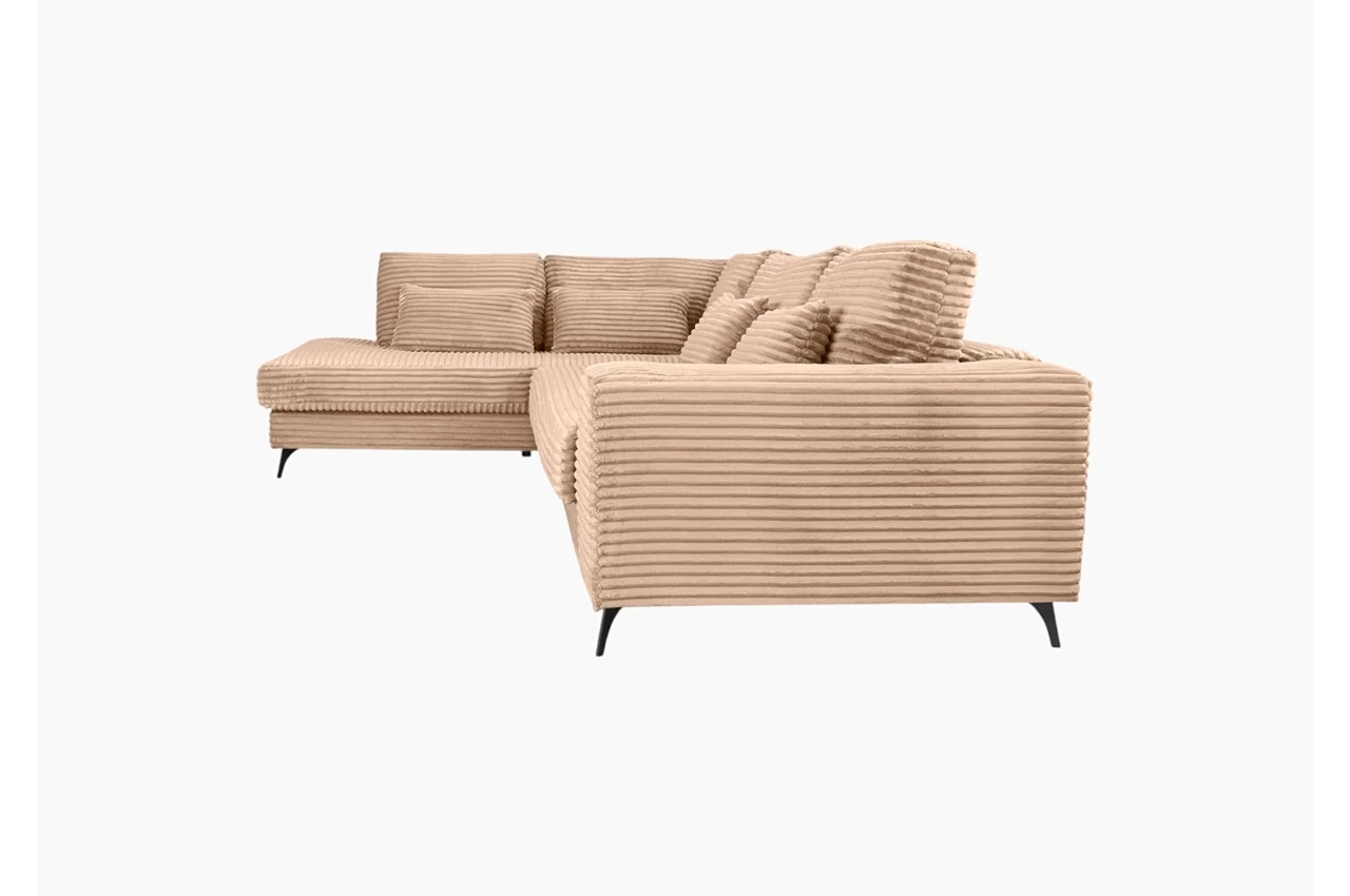 Nox Corner Sofa –Beige Corduroy