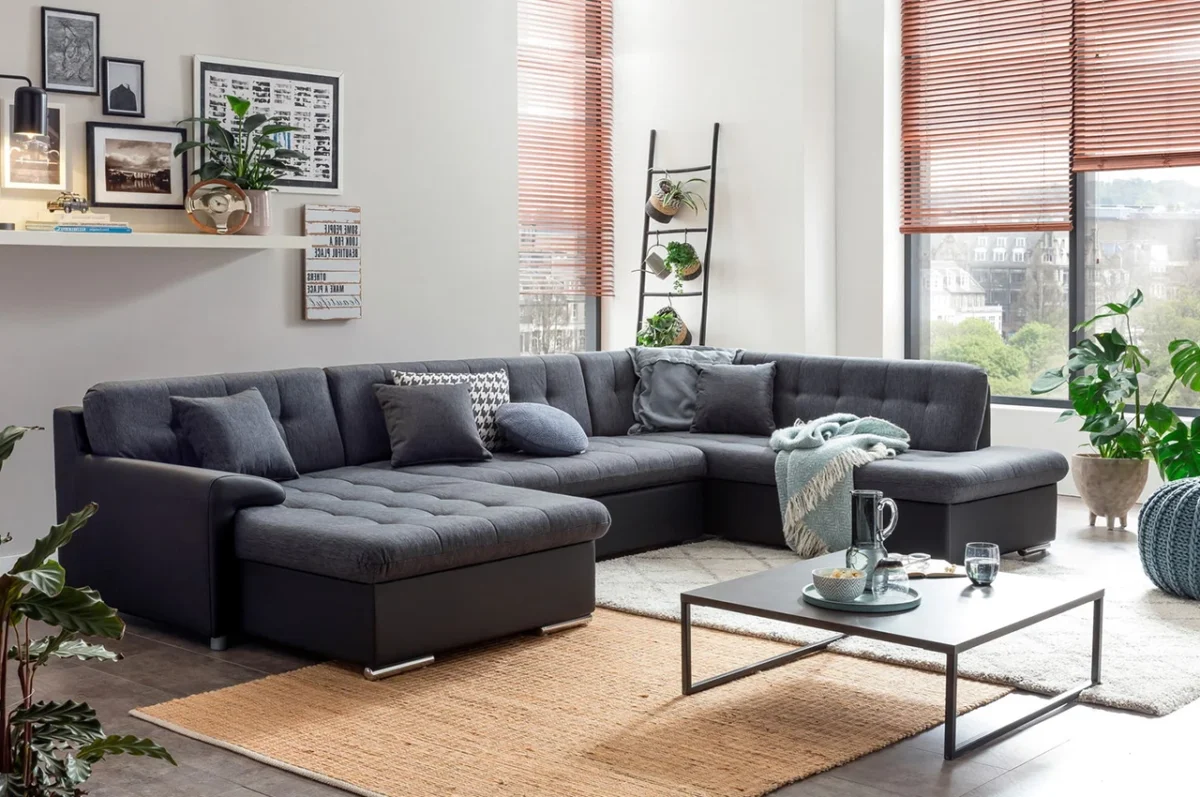 ROCKY U-Shaped Sofa Bed1 ROCKY U-Shaped sofa with bed function