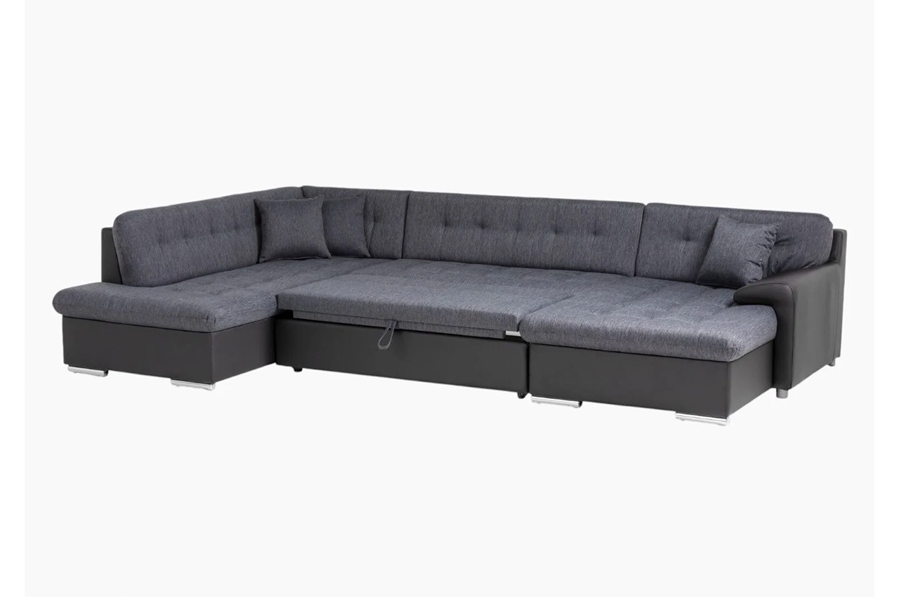 ROCKY U-Shaped sofa with bed function