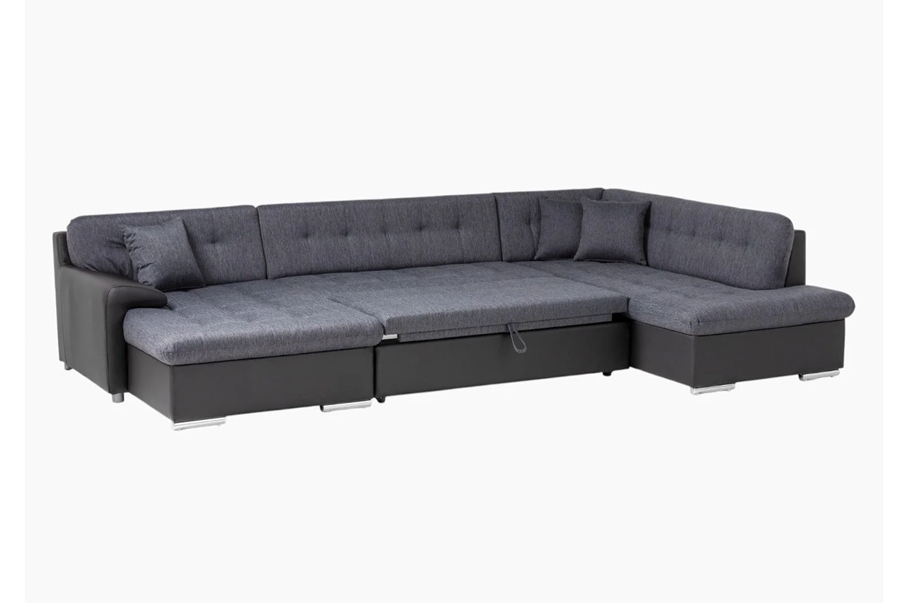 ROCKY U-Shaped sofa with bed function