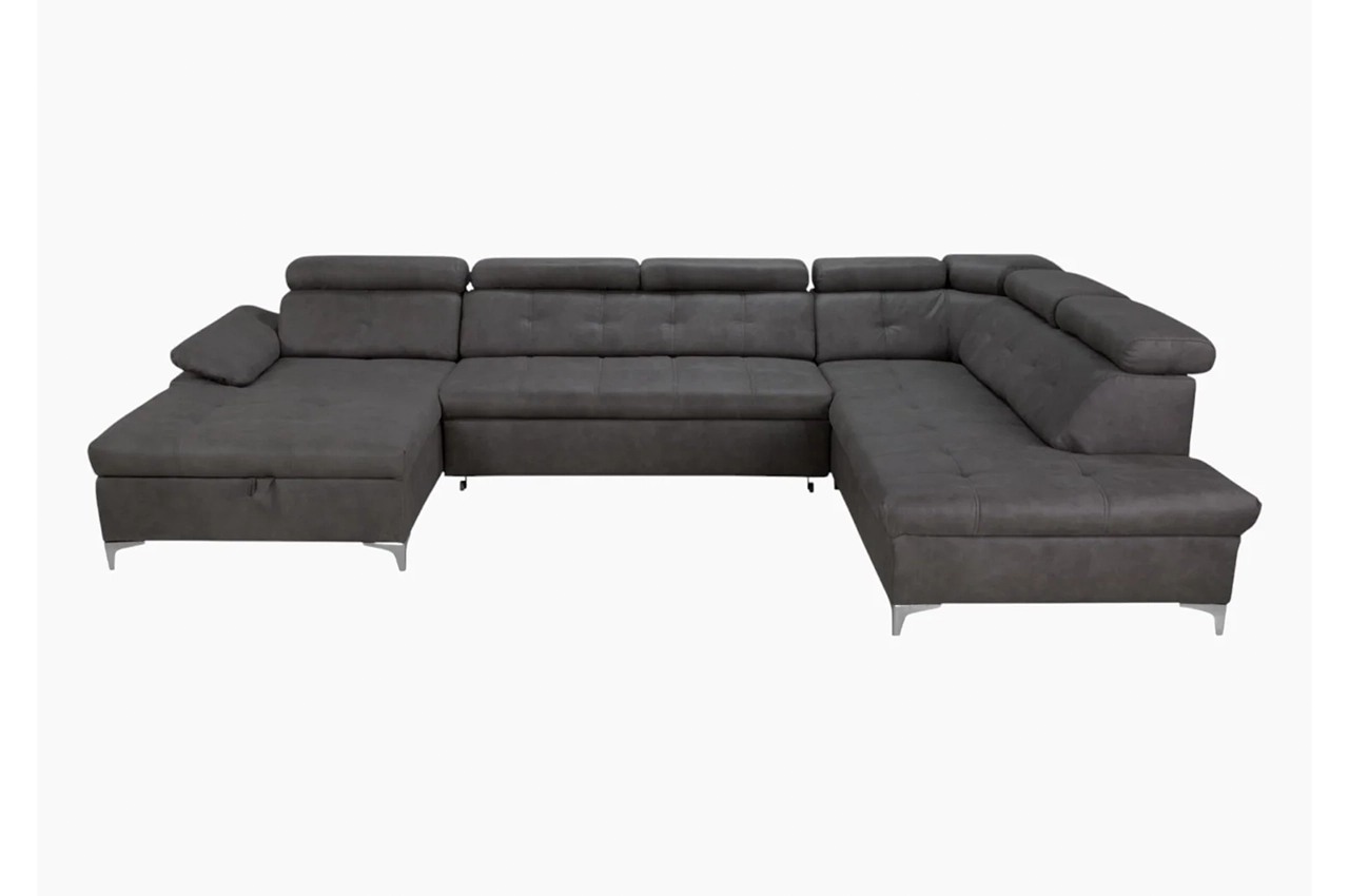 SATURN U-Shaped sofa with bed function and storage