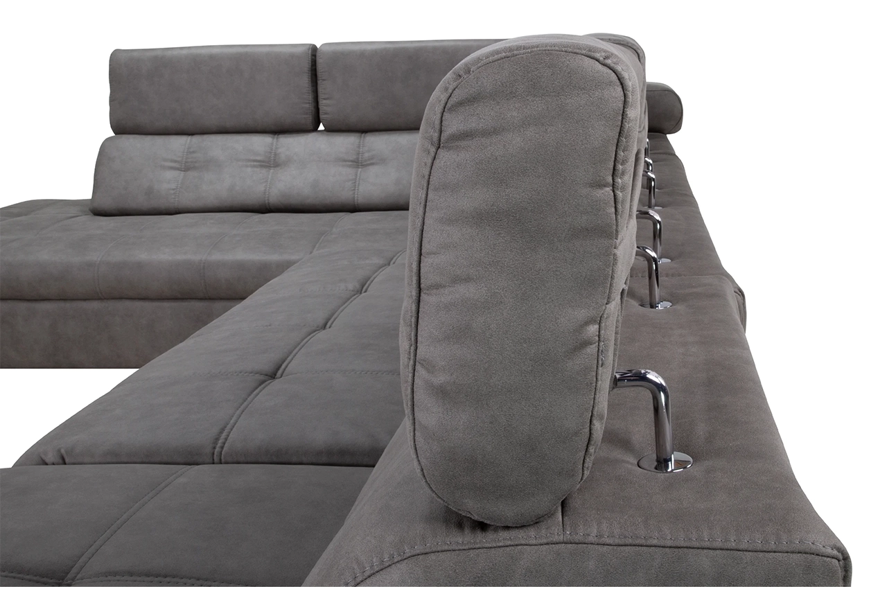 SATURN U-Shaped sofa with bed function and storage