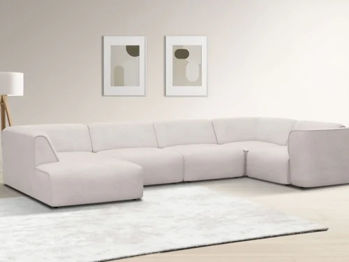 U-Sofa MADEA Beige1 MADEA U-Shaped sofa