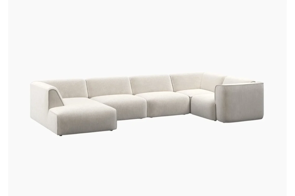 U-Sofa MADEA Beige2 MADEA U-Shaped sofa