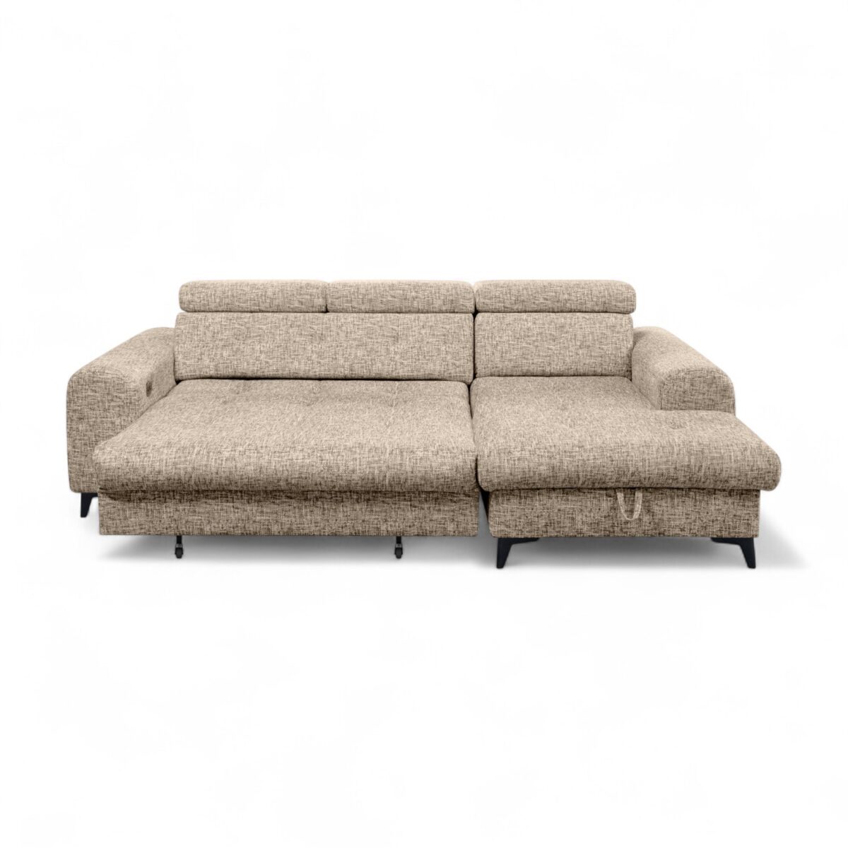 Soffa med schäslong ELETRA med elektrisk skjutdel - Imo 10
