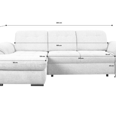 Corner Sofa Bed BELISA – Diosa 84 | Corner Sofa Bed BELISA – Diosa 84 | Magnus Dream UK