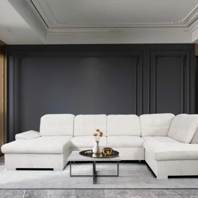 Buy NEBRASKA U-Shaped Sofa Bed with Storage poso 100 right