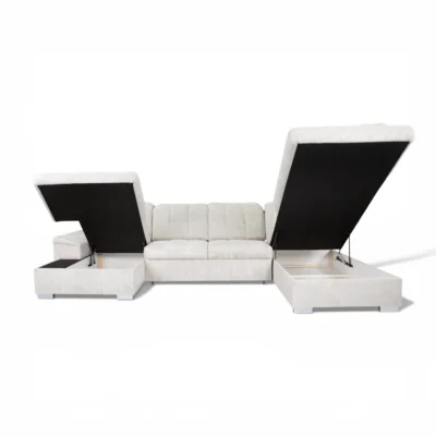 Buy NEBRASKA U-Shaped Sofa Bed with Storage poso 100 | Magnus Dream UK