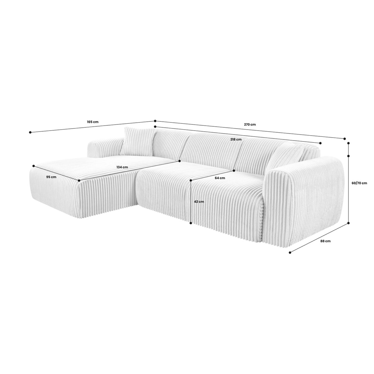 Chaise Sofa Tamara – Velo 46