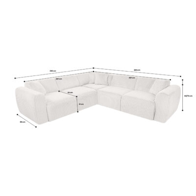 Corner Sofa Tamara – Velo 13 - Magnus Dream UK