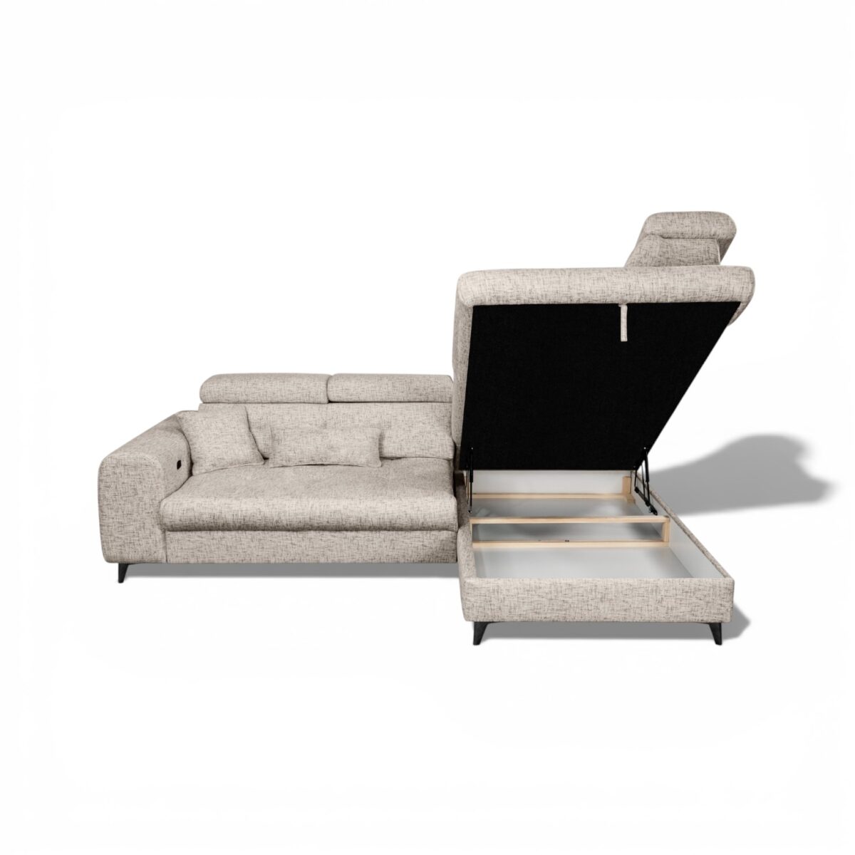 ELETRA Corner Sofa Bed with Electric Recline ELETRA Corner Sofa Bed with Electric Recline – Imo 10 | Magnus Dream UK