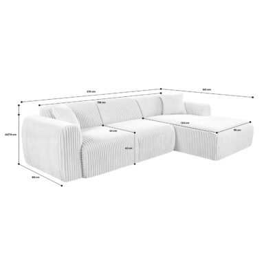 Chaise Sofa TAMARA – Velo 13 Chaise Sofa TAMARA – Velo 13 | Magnus Dream UK