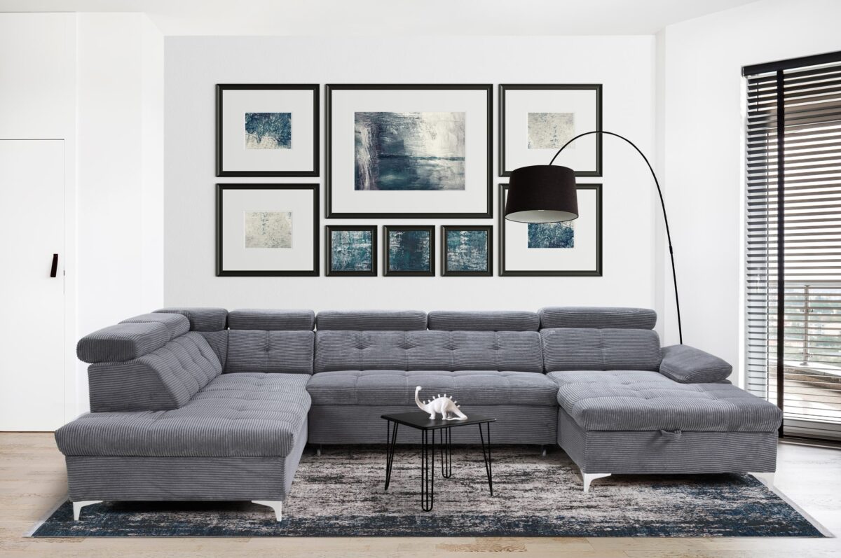 U-Shaped Sofa Bed Saturn - Poso 22 | Magnus Dream UK